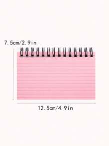 1pc Simple Wired Spiral Notebook, Color Pages, Tearable Binding, Office Supplies Diary Stationery Notebook Back To School Color Coil Book Student Notebook Highly Attractive Fresh And Simple A6 Notepad Record Diary