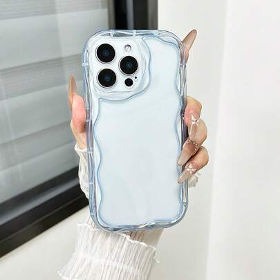 クリーム色の渦巻きエッジの無地ソフト落下防止スマホケース、iPhone 16/IPhone 16 Pro/IPhone 16 Plus/IPhone 16 Pro Max、IPhone 15 Pro Max、IPhone 13、IPhone 14、P12、XS、クリーム色の渦巻きエッジの光沢塗装TPU落下防止ソフトケース、Galaxy S24、Galaxy S24+、Galaxy S24 Ultra、Galaxy S22、Galaxy A13 4G、Galaxy A52、A52s 5G、Galaxy A23、Galaxy A35、Galaxy A25、Galaxy A73、Redmi Note 11、11 Lite防水、耐衝撃、傷防止に対応。