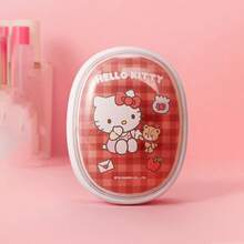 Peine desenredante portátil con tema de Hello Kitty de MINISO, material de alta calidad, suficientes dientes para un cepillado suave, apto para todo tipo de cabello, perfecto para regalar y uso personal (1 pieza) - Multicolor - Ver 1