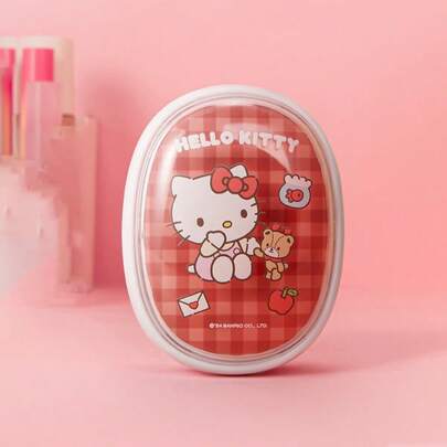 MINISO Hello Kitty-Themed Portable Detangling Comb, High-Quality Material, Enough Teeth For Smooth Brushing, Suitable For All Hair Types, Perfect For Gift-Giving And Personal Use (1PC)
