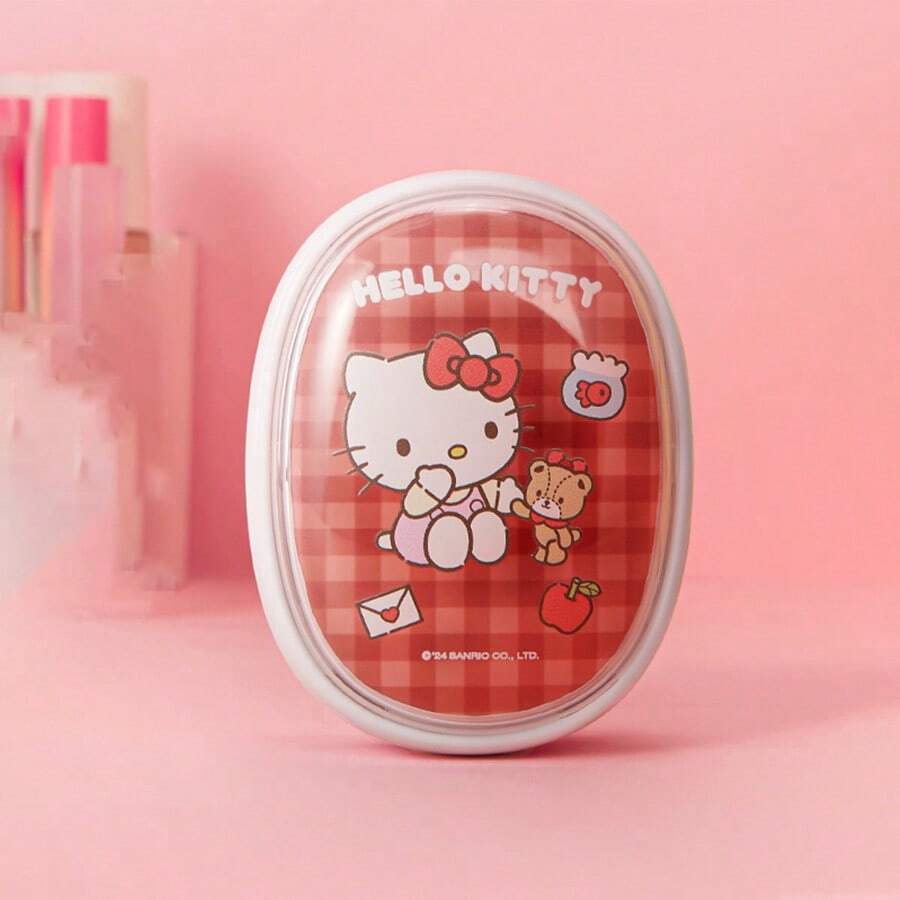 Peine desenredante portátil con tema de Hello Kitty de MINISO, material de alta calidad, suficientes dientes para un cepillado suave, apto para todo tipo de cabello, perfecto para regalar y uso personal (1 pieza) - Multicolor - Ver 1