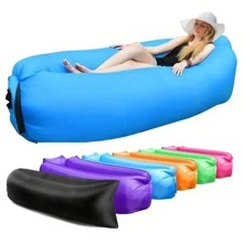 Aufblasbares Liegesofa Luftsofaset - tragbar, wasserdicht und lecksicher - geeignet für Outdoor-Aktivitäten, Strände, Wandern und Musikfestivals, dickeres und stärkeres Design für Garten, Strand, Camping und andere Anlässe Zuhause.