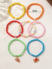 1pc Fashion New Dopamine Color-Matching Minimalist Fashion Versatile Summer Essential - Multicolor - View 4