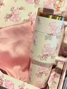 40 Oz H2.0 Insulated Tumbler** With A Comfortable Handle, Featuring Double-Walled Vacuum Insulated Stainless Steel Construction. This High-Quality Drinkware Keeps Your Beverages At The Perfect Temperature, Whether It's Hot Or Cold, Ensuring The Original Taste Is Preserved For Longer Periods. Designed To Be Lightweight And Portable, It's Perfect For Outdoor Activities Like Camping, Hiking, Driving, And Travel. With A Large Capacity, It Meets Your Hydration Needs Throughout The Day. Stylish And Convenient To Carry, It's An Ideal Choice For Outdoor Enthusiasts And Makes A Thoughtful And Practical Gift, Whether For Friends Or Family. - Butterfly Pink - View 3