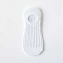 1/5 paires de chaussettes invisibles fines d'été pour femmes, antidérapantes en silicone, respirantes en maille, sans-marque (sans carton)