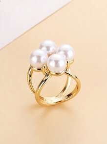 3pcs/Set Elegant Golden-Tone Faux Faux Pearl Scarf Clips,Scarf Buckle, Versatile Knot Holders For Women'S Fashion Accessories, Perfect For Parties, Daily Wear, And Gift Giving