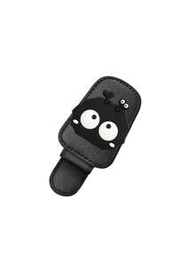 1/2pcs Magnetic Car Sunshade Glasses Clip - Cute Coal Design, Multi Functional Car Glasses Clip, Strong Magnetic Bracket For Fashionable Glasses, Sunshade Storage Glasses Clip, Car Interior Accessories, Car Accessories | Fantastical Design | Safe Magnetic Bracket, Fashionable Car Glass Bracket.​