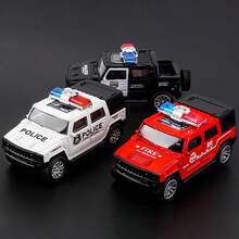 1 Zinc Alloy Off-Road Vehicle Model, 1:36 Scale, Retractable Sports-Themed Toy, A Durable Collectible Car Display Gift For Boys And Children, Available In White, Red, And Black (Some Styles Will Be Randomly Dispatched) - Multicolor - View 3