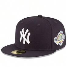 New Era 59Fifty MLB 纽约洋基队 1996 年世界大赛合身帽 - 黑白 - 查看 2