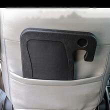Mesa universal para coche, soporte para comer, trabajar, beber café, bandeja, soporte para computadora portátil, mesa de asiento, accesorio para coche - pequeño - Ver 2