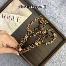 1pc Leopard Print Women's Elegant Headband, Fluffy Daily Wear Hair Bands, Hair Bands, Hair Rings Decorative Headbands - Suitable For Gift Giving And Daily Wear