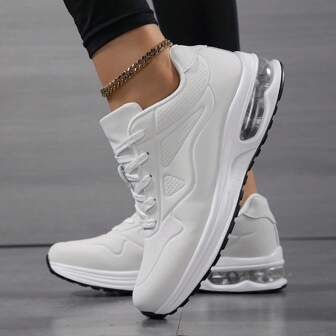 New Retro Fashion Casual Shoes, Comfortable Shock-Absorbing Air Cushion Sneakers, Thick Sole Minimalist Air Cushion Sports Shoes