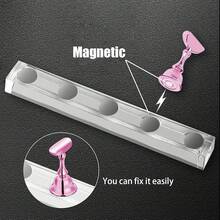 2 Sets Nail Holder Stand Press On Nail Display & Practice - Magnetic Wave Shape Nail Holder With Adjustable Angle & Non-Slip Base (Multiple Colors). Complete Starter Kit Includes Practice Nail Tips Acrylic, Gel Polish & Nail Art Training. Nail Beginners, Enthusiasts, Home Salon, Nail Tech Students & Content Creators. Nail Display, Manicure Practice, Salon Decoration, Nail Photography & Travel. Great Aspiring Nail Artists. Beginner Kit Essential QYCQ - 2 bộ giá đỡ móng tay màu hồng - Xem 9