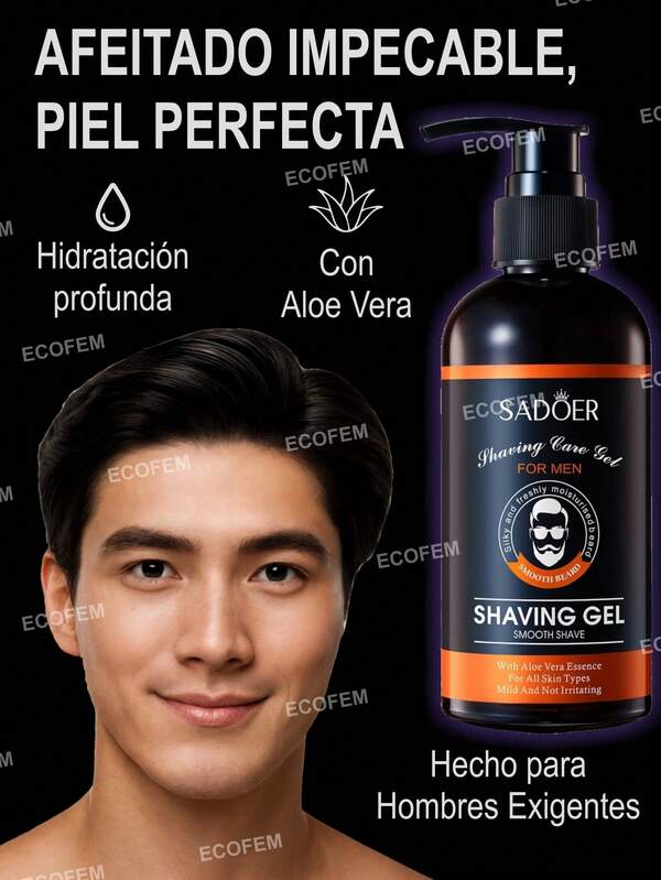 ¡GEL DE AFEITADO ULTRA HIDRATANTE! ✨ PIEL SUAVE SIN IRRITACIONES