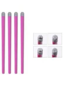 1-30 pièces Ensemble de stylos de tamponnage pour nail art, outils de tamponnage pour ongles en silicone, stylos de transfert d'impression de motifs de papillons et de fleurs pour nail art, kit de conception de tampons à ongles pour l'été, l'école