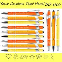 6/12/30 buah Pulpen Ballpoint Logam Kustom Personalisasi, Tulisan Halus, Alat Tulis Kantor Sekolah dan Bisnis, Tinta Hitam, Hadiah Personalisasi, Kembali ke Sekolah, Terukir, Hadiah Apresiasi Karyawan - MultiWarna - View 13