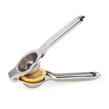 Exprimidor manual de acero inoxidable, exprimidor manual de limón, extractor de jugo de naranja, herramienta para hacer jugo de fruta en casa, 1 pieza