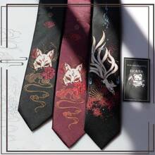 Anime Tie Neck Cosplay JK Uniform Shirt Clothing For Men Women Jacquard Ties Costume Accessories Props
