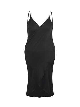 加大码波西米亚风沙滩罩衫裙 - 轻盈弹力纯色可机洗四季度假泳装罩衫，适合女士