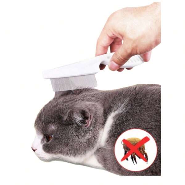 Pente para pulgas e piolhos, ferramenta para remoção de pelos de animais, escova para tosa de gatos, pente para desembaraçar cães, suprimentos para animais de estimação