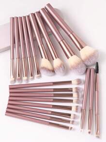 Set di 32/20/15 pezzi di ciuffi per trucco morbidi, ciuffo per cosmetici, bellezza, fondotinta, pennello per cipria, trucco, correttore, illuminante, ultra-soffio, capelli sintetici di alta qualità per il trucco quotidiano