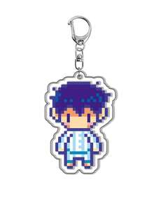 1个Omori像素风格人物亚克力钥匙扣 - 配饰系列,包含Basil、Kel和Sunny等图案的吊坠钥匙扣,可用作汽车、包袋或珠宝配饰的装饰。它们也是圣诞节礼物的理想之选。 - 彩色 - 查看 23