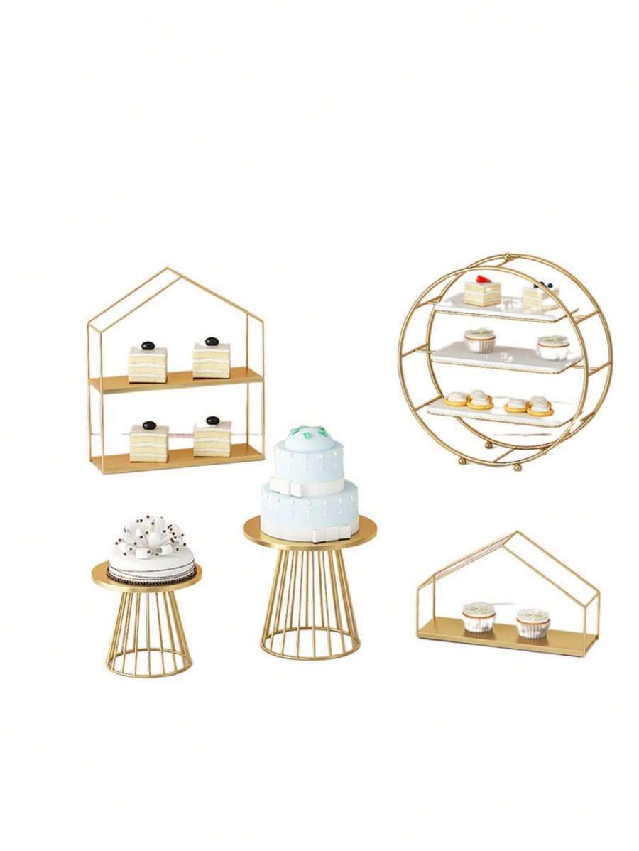 Metal Tray Stand, Cake Plate, Pastry Plate, Dessert Display Tray