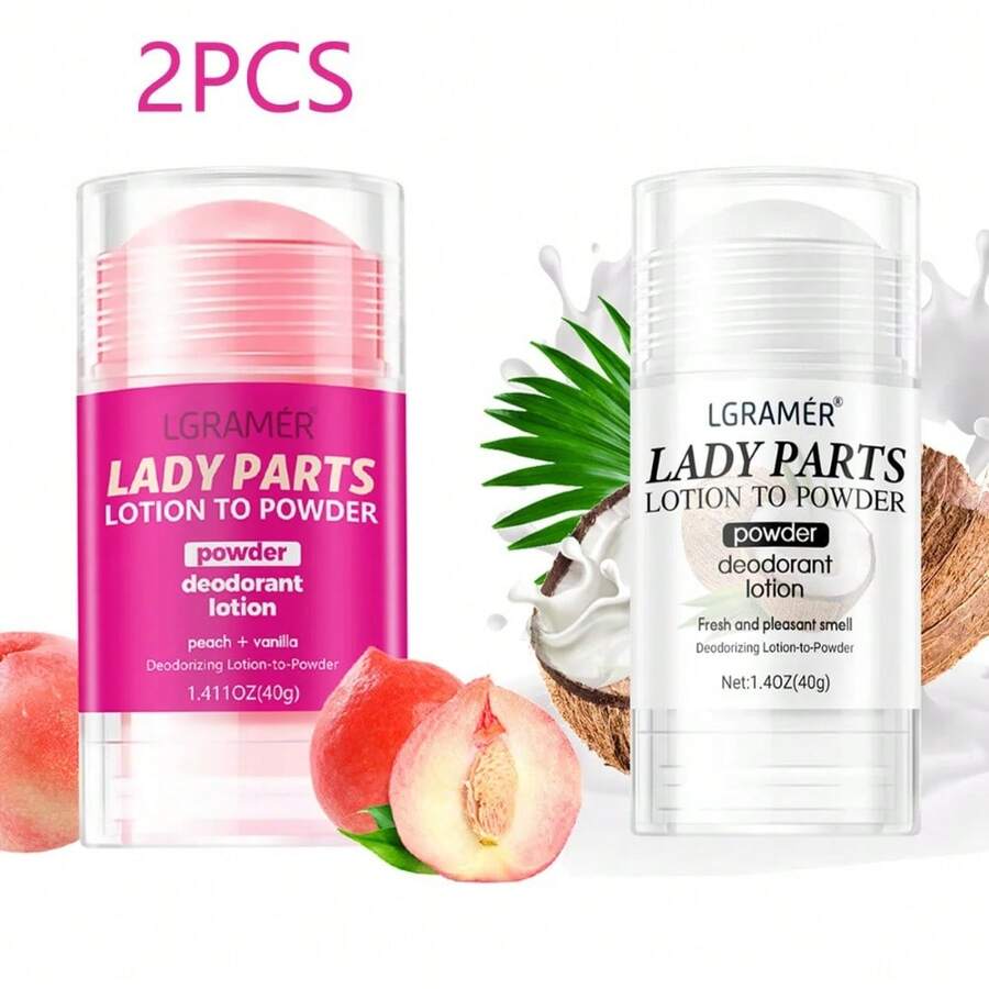 Women's Peach Vanilla Deodorant Lotion Multiple Fruits Perfume Exciting Ambiguous Atmosphere Long Lasting Fragrance Skin Care - 2件-2 - View 1