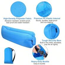 Aufblasbares Liegesofa Luftsofaset - tragbar, wasserdicht und lecksicher - geeignet für Outdoor-Aktivitäten, Strände, Wandern und Musikfestivals, dickeres und stärkeres Design für Garten, Strand, Camping und andere Anlässe Zuhause.