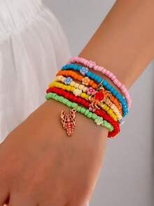 1pc Fashion New Dopamine Color-Matching Minimalist Fashion Versatile Summer Essential - Multicolor - View 1