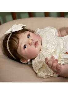 Premium Reborn Baby - Luxury Girl's Layette - White - View 5