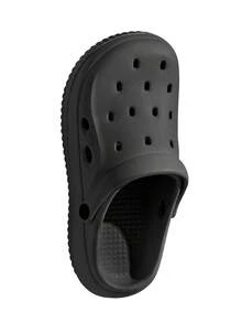 Plain Color Platform Casual Hollow Out Sandals For Men & Women, Large Size, Suitable For Vacation, Basketball, Driving, Beach, Running, Anti-Slip And Breathable Closed Toe Slippers - Black - View 9