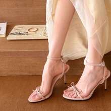 Women Heeled Sandals - Pink - View 2
