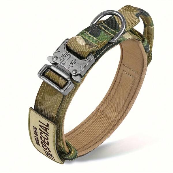 Handle Dog Collar - Heavy Duty Nylon Collar For Medium And Large Dogs - "Mom Says I'm Special" Design, Adjustable Strap With Quick Release Buckle, Suitable For Training And Outdoor Adventure, Outdoor Dog Equipment | Adjustable Collar | Nylon Collar, Dog Collar