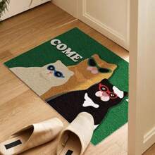 Cute Cat Funny Door Mat Outdoor Indoor Welcome Mats Front Doormat Non Slip Entrance Rugs For Front Door Inside Outside Entry Patio Back To School