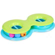 NewCatstages Tower Of Tracks Cat Toy – 3-Level Track Tower With 6 Balls, Interactive Cat Toy For Indoor EnrichmentKitchen Accessories - Đường ray vô cực - Xem 10