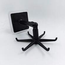 1 个 360 度旋转壁钩，多功能收纳架，适用于厨房用具、浴室配件、帽子、小工具 - 易于安装的塑料衣架，多功能衣架 | 现代设计 | 易于安装的功能，厨房收纳架，实用挂钩