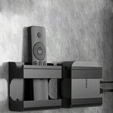 1/2/3/4pcs Wall Mounted Remote Control Storage Box, Mobile Phone Charging Bracket, Enclosure Type Storage Rack