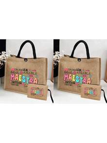 Maestra 女士旅行手提包、单肩包、旅行包、手提包、大容量购物袋 - 卡其色 - 查看 14