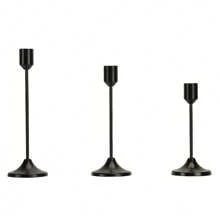 3pcs Metal Candle Holders, Tabletop Decoration For Candlelight Dinner Photos, Wedding Anniversary Party, Home Hotel Decor, Birthday Gift (Candles Not Included)