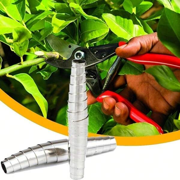 1pc Universal Pruning Scissors Replace Stainless Steel Spring Gardening Scissors Plant Spring Fruit Pruning Scissors Accessories, Garden Tools