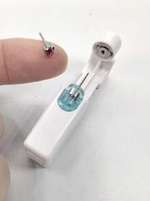 2-24 Pcs/Set Easy To Use Disposable Nose & Ear Piercing Gun Kit, Body Jewelry Gift For Men & Women Daily Use
