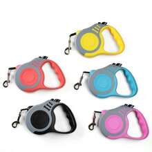 Retractable Leash 3/5 Meters Pets Dogs Cats Resistant With Lock Up To 11.33kg - Red - View 3