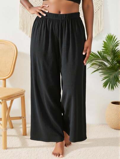 Slaydiva 大码女式休闲基本款长款罩衫，夏季时尚