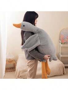 1pc Colorful Large Goose Plush Doll Doll Stuffed Animal Pillow, Bedroom Decoration,Birthday/Christmas/ - Multicolor - View 4
