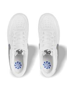 Nike AIR FORCE 1 THẤP TRẮNG/ĐEN - Trắng/Đen - Siêu hoàng gia - Trắng đỉnh cao - Xem 4