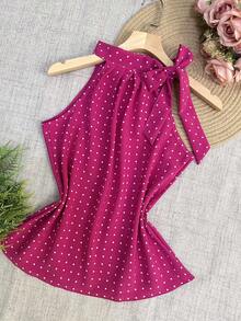 Women Blouses - Hot Pink - View 3