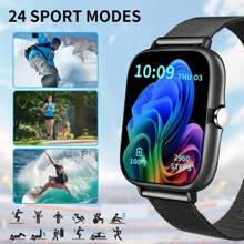 Eytlptoc 2025 New Model, Smart Watch With 1.85" High Definition Touch Screen, Sports Smartwatch With Calling And Message Receiving Function, Sleep Monitoring And Pedometer, Compatible With Android And IOS Phones, Perfect Gift For Family And Friends!