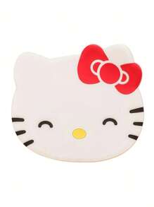 Sanrio Sanrio Cartoon Coasters, Hello Kitty Cat Silicone Non-Slip Cup Mats, Bowl Pads, Heat Insulation Pads, Party Favors, Tabletop Decor Coasters