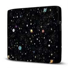 Briefcase Case Cover For Laptop Notebook Compatible With MacBook 15.6 - Galaxia - 黑色 - 查看 1